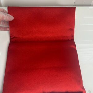 Vintage 1950s Koret Red Satin Evening Clutch with Coin Purse & Mirror – Original